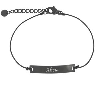 Bracelet cordon acier personnalisé - 2138