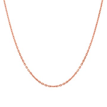Chaîne forçat plaqué or rosé 1,5mm - 2617