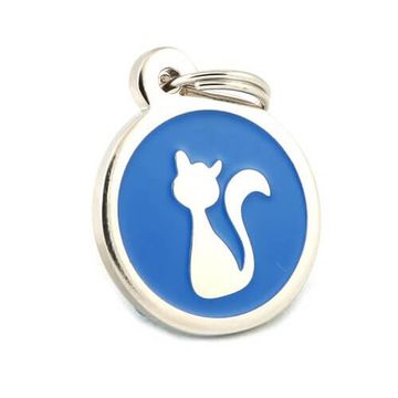 Médaille chat acier personnalisée - 2059