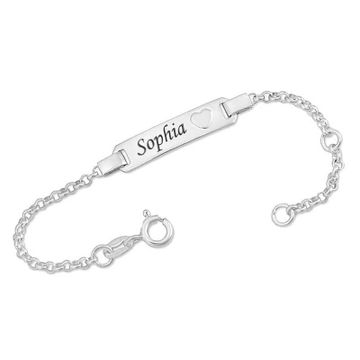 Gourmette argent personnalisée - 0450