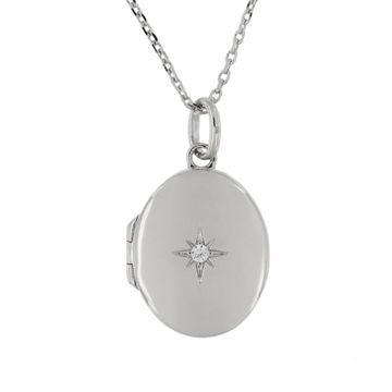 Pendentif photo argent personnalisé - 2365