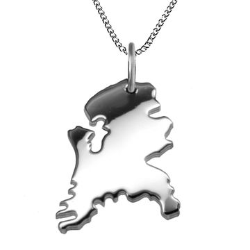 Pendentif argent Hollande personnalisé - 2557