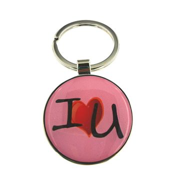 Porte clé i love you personnalisé - 1529