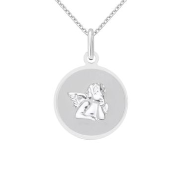 Pendentif ange argent personnalisé - 2236