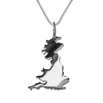 Pendentif argent Angleterre personnalisé - 1191