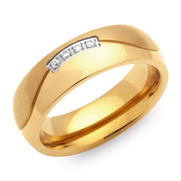 Bague acier femme personnalisée - 0794