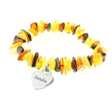 Bracelet ambre personnalisé - 1231