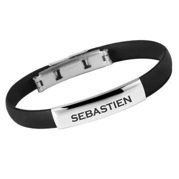 Bracelet caoutchouc personnalisé - 0162