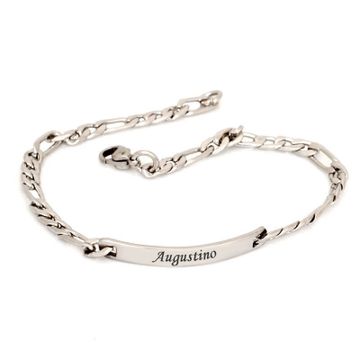 Gourmette acier personnalisée - 0940