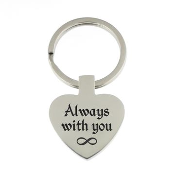 Porte-clé coeur personnalisé - 0598