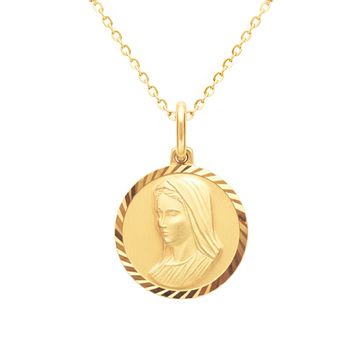 Pendentif vierge plaqué or personnalisé - 2808