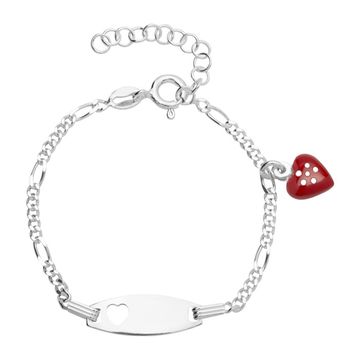 Bracelet enfant argent personnalisé - 0753