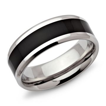 Bague acier personnalisée - 1022