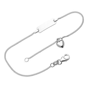 Gourmette or blanc personnalisée - 1792