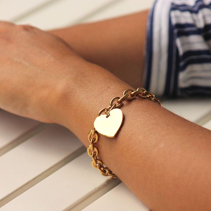 Bracelet avec coeur – Atelier bijoux fantaisie