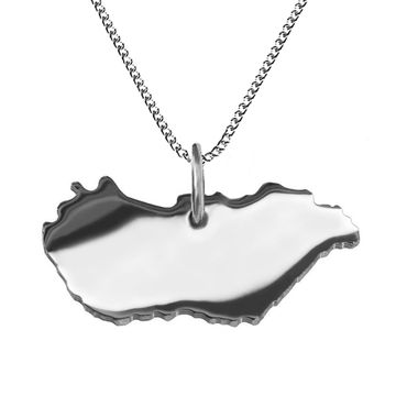 Pendentif argent Hongrie personnalisé - 1705