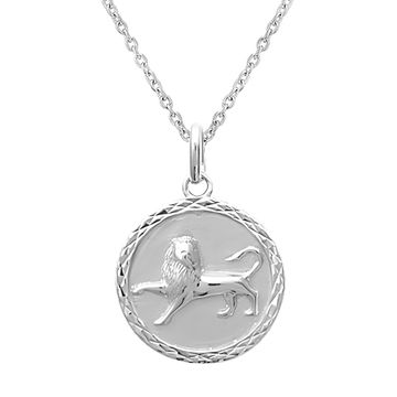 Médaille Lion argent personnalisée – 2788
