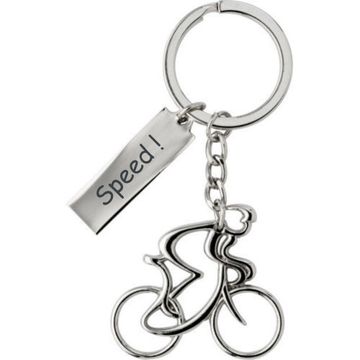 Porte-clé velo acier personnalisé - 2153