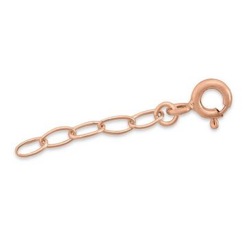 Chaîne d'extension argent rosé personnalisée - 2318