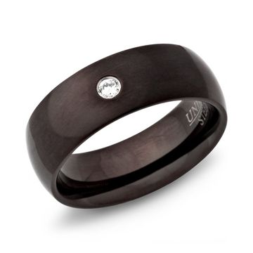 Bague acier femme personnalisée - 0441