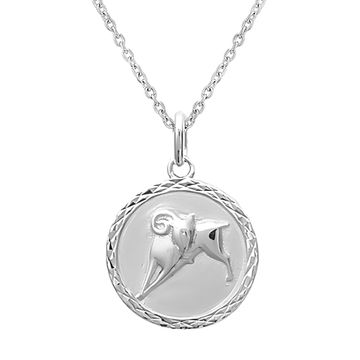 Médaille Bélier argent personnalisée – 2784