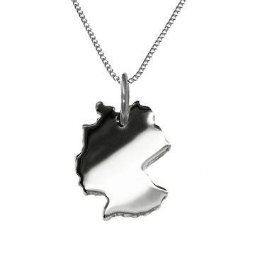 Pendentif argent Allemagne personnalisé - 1190