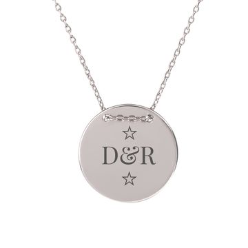 Pendentif acier personnalisé - 1899