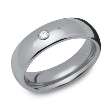 Bague tungstène personnalisée - 0410