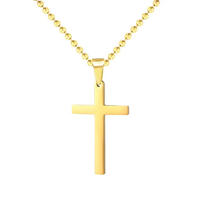 WADORN 9 Styles Pendentifs Croix 18K Plaqué Or Acier Titane - Breloques Luxe Pour Bijoux