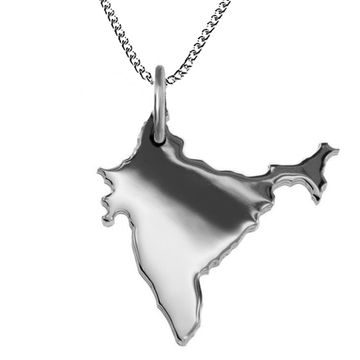 Pendentif argent Inde personnalisé - 2082