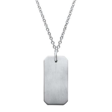 Pendentif dogtag acier personnalisé - 0966