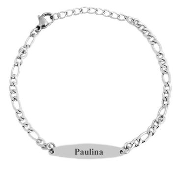 Gourmette acier personnalisée - 2294