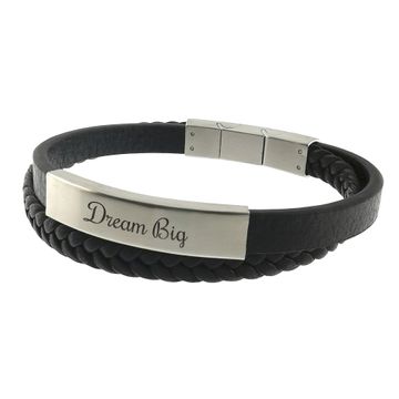 Bracelet cuir personnalisé - 2401