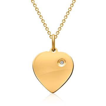 Pendentif coeur argent personnalisé -1118