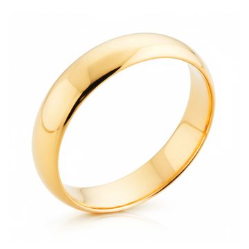 Bague anneau plaqué or personnalisée - 2709