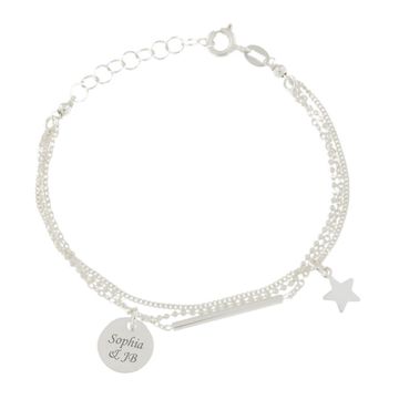 Bracelet argent personnalisé - 2363