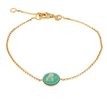 Bracelet ange argent personnalisé - 1754