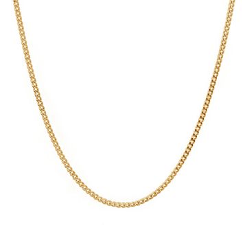 Chaîne maille gourmette acier doré 3mm - 2672