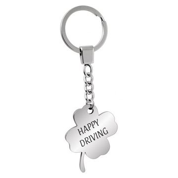 Porte-clé trèfle acier personnalisé - 2532