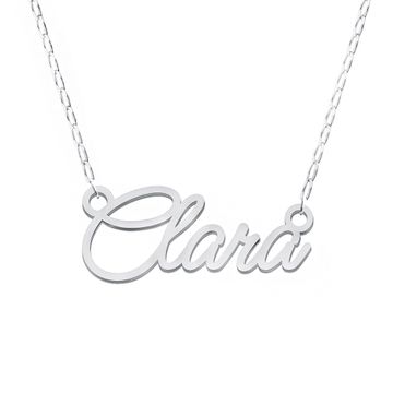 Collier prénom argent - 2857