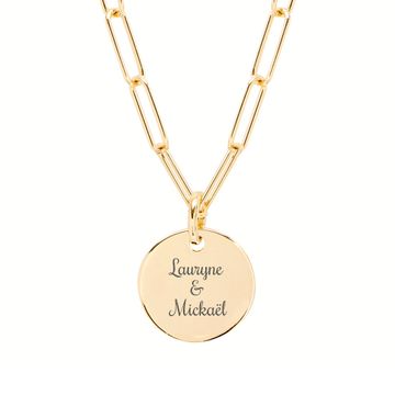 Collier maillons personnalisé -2412