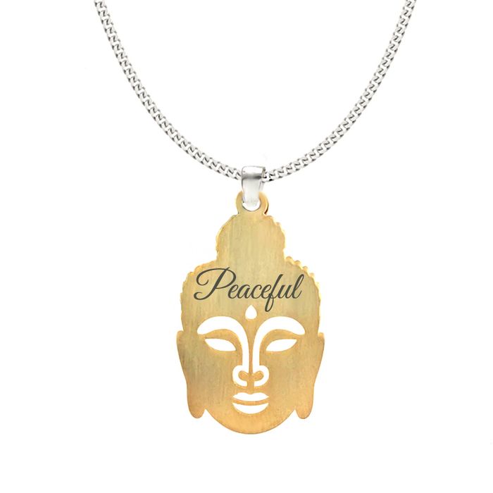 Pendentif tête de bouddha personnalisé 2393