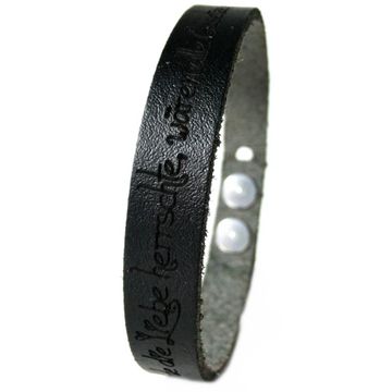 Bracelet cuir noir personnalisé - 1962