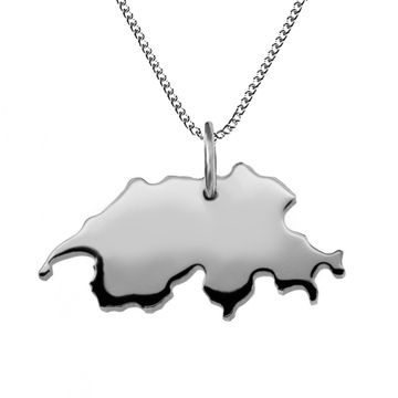 Pendentif argent Suisse personnalisé - 1702