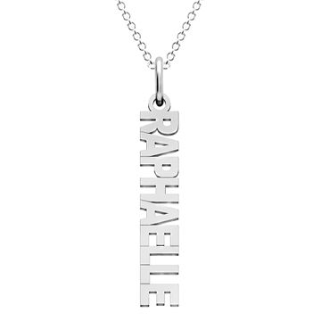 Pendentif prénom argent - 2856