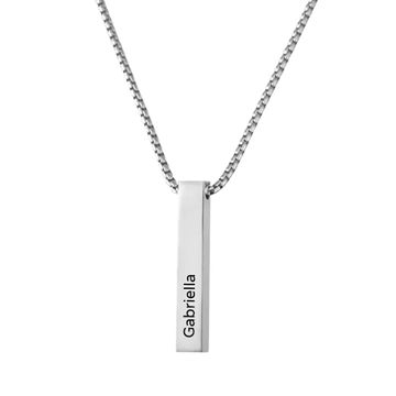 Collier barre acier personnalisé - 2572