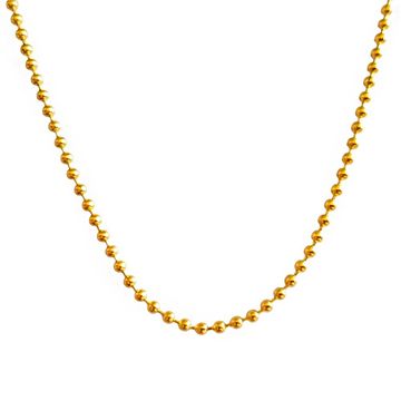 Chaîne billes acier doré 2,35mm - 2601