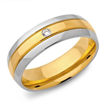 Bague acier femme personnalisée - 0420