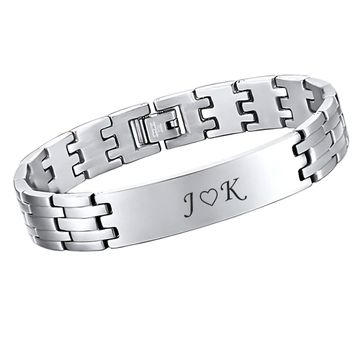 Bracelet acier personnalisé - 2930