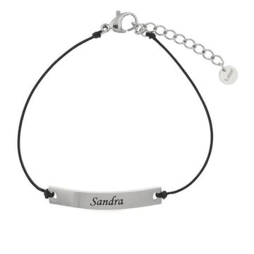 Bracelet cordon acier personnalisée - 2139